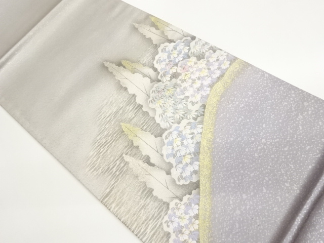 JAPANESE FUKURO OBI / EMBROIDERY / KINSAI / SCENERY